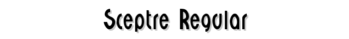 Sceptre Regular font